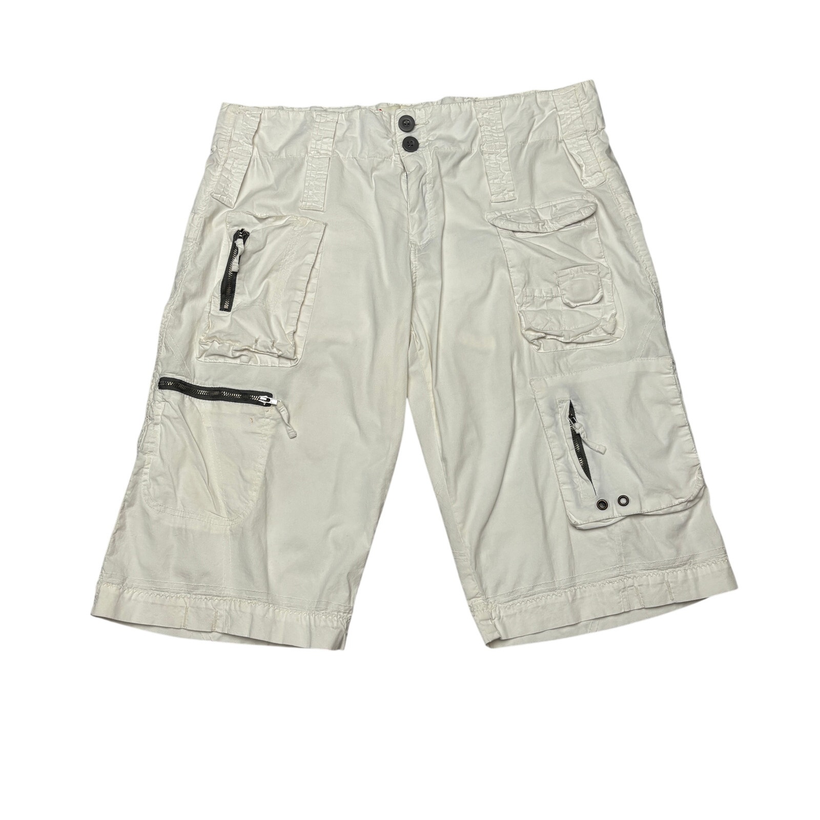 Pete & Greta By Johnny Was Cargo Shorts Women's 8 Y2k Skater Boho